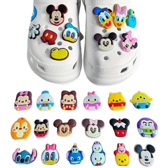 NWT 28pcs CROCS Charms - Mickey Mouse & Friends - Picture 1 of 3